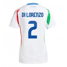 Italien Giovanni Di Lorenzo #2 Bortatröja Dam EM 2024 Korta ärmar